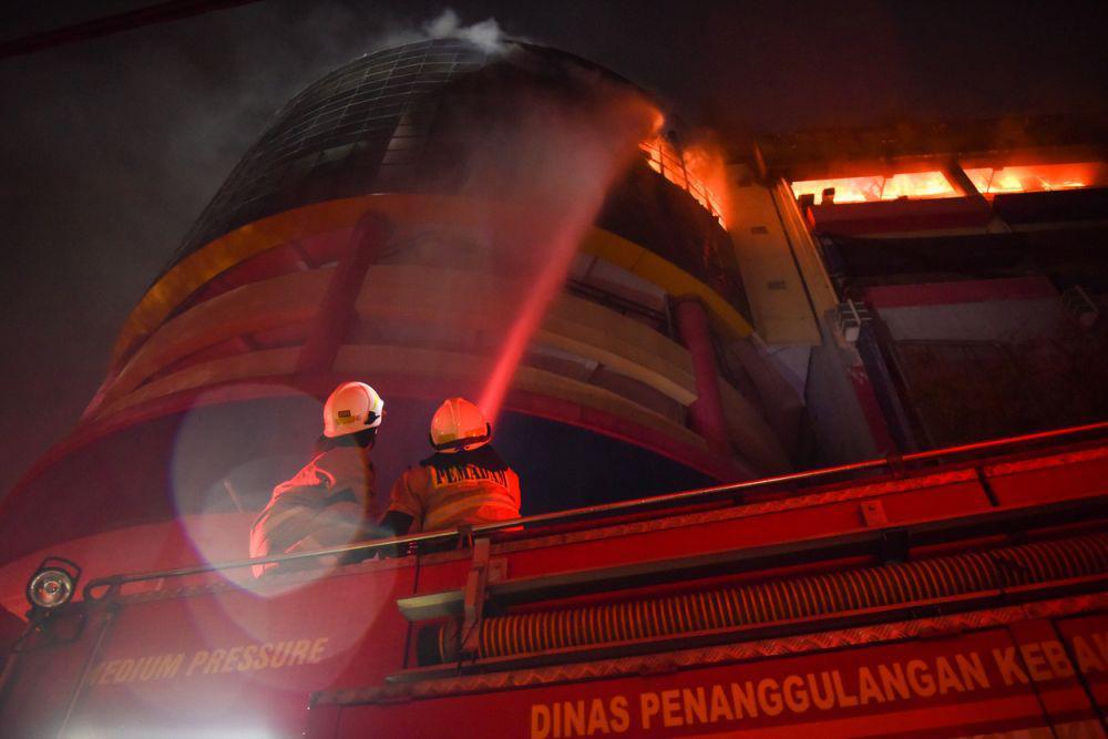 Kebakaran Hanguskan Permukiman di Manggarai Jaksel