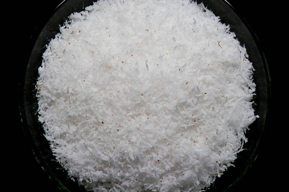 ilustrasi unti kelapa gula putih