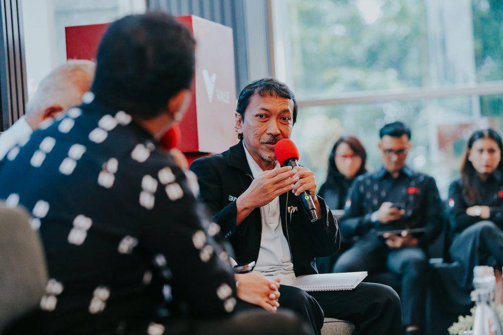 Program SAT 2025, sesi: Energi Berkelanjutan untuk Dukung Pertumbuhan Ekonomi dengan narasumber Purnomo Yusgiantoro, Eniya Listiani, Zainal Arifin (dok. IDN Times)
