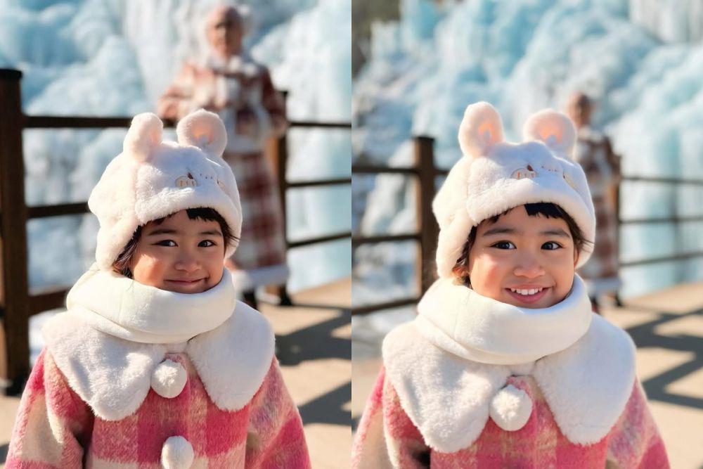 7 Potret Moana Main di Eobi Ice Valley, Korea Selatan