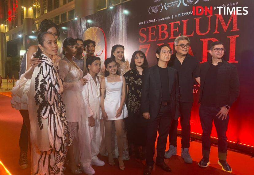 potret Awi Suryadi di press screening film Sebelum 7 Hari di XXI Epicentrum, Jakarta, Kamis (16/1/2025) (dok. IDN Times/Rani Asnurida)