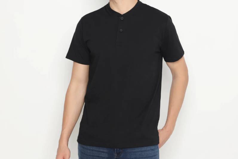 Matsuda Kaos Henley Polos Pria T Shirt Katun Nihama (shopee.co.id/Matsuda Apparel Official Shop)