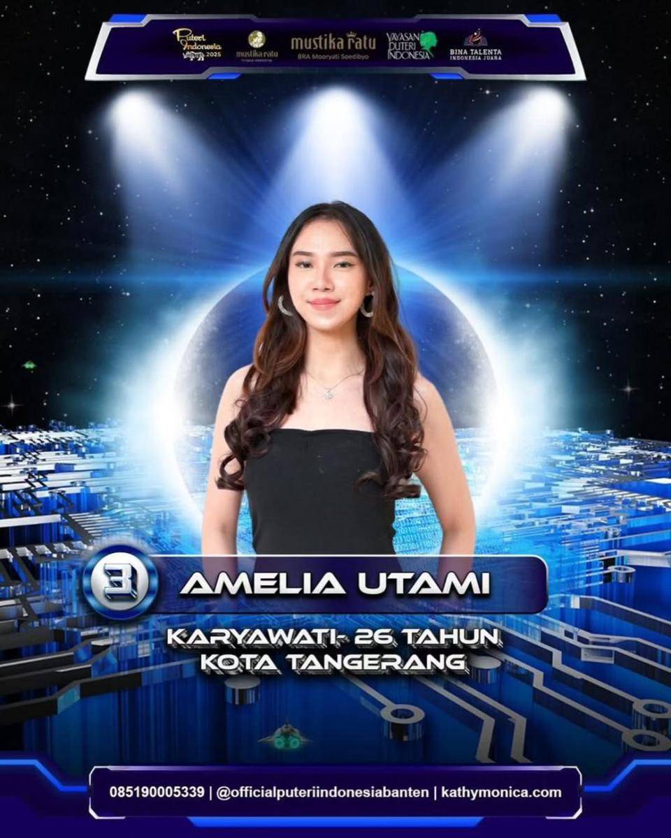 Amelia Utami, finalis Puteri Indonesia Banten 2025 (instagram.com/officialputeriindonesiabanten)