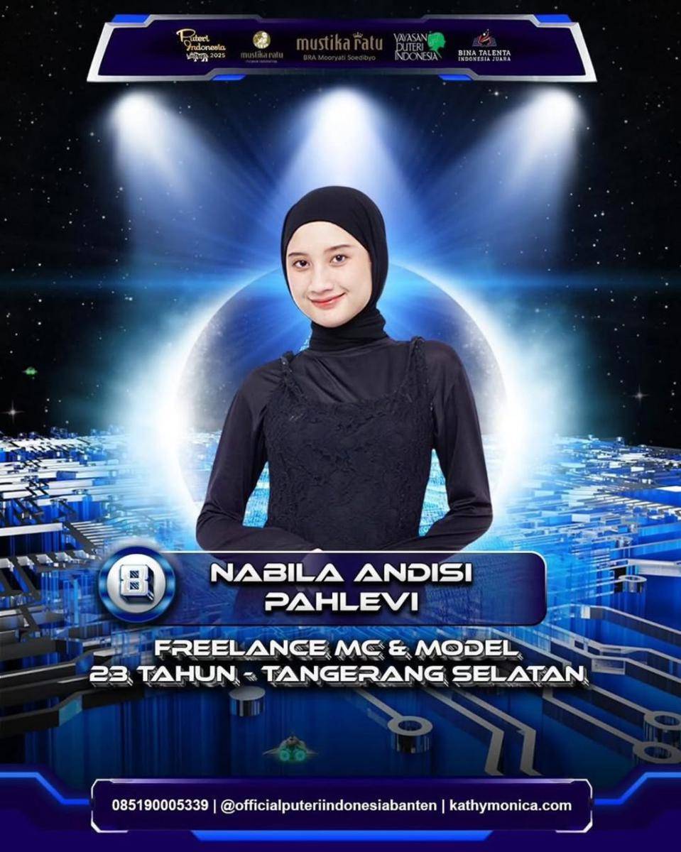 Nabila Andisi Pahlevi, Finalis Puteri Indonesia Banten 2025 (instagram.com/officialputeriindonesiabanten)