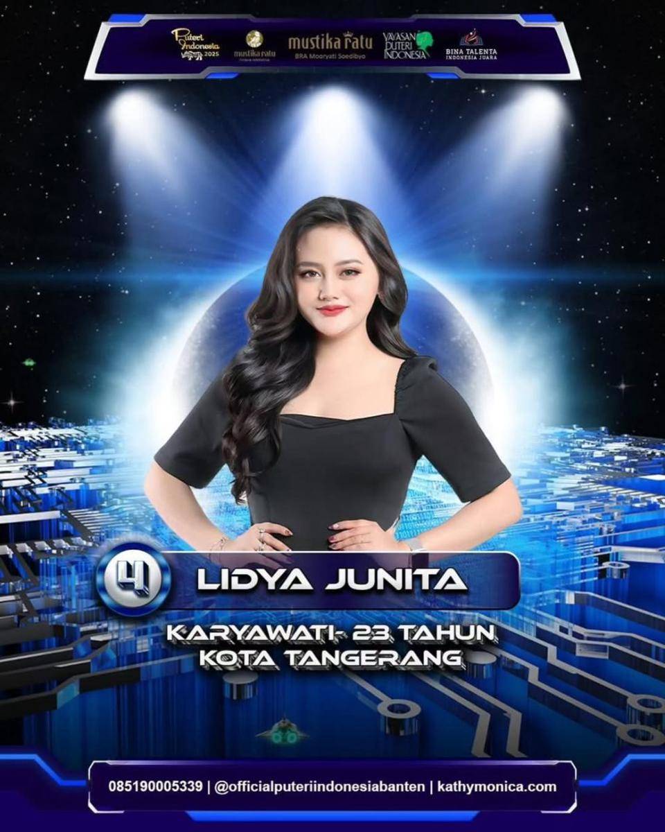 Lidya Junita, Finalis Puteri Indonesia Banten 2025 (instagram.com/officialputeriindonesiabanten)