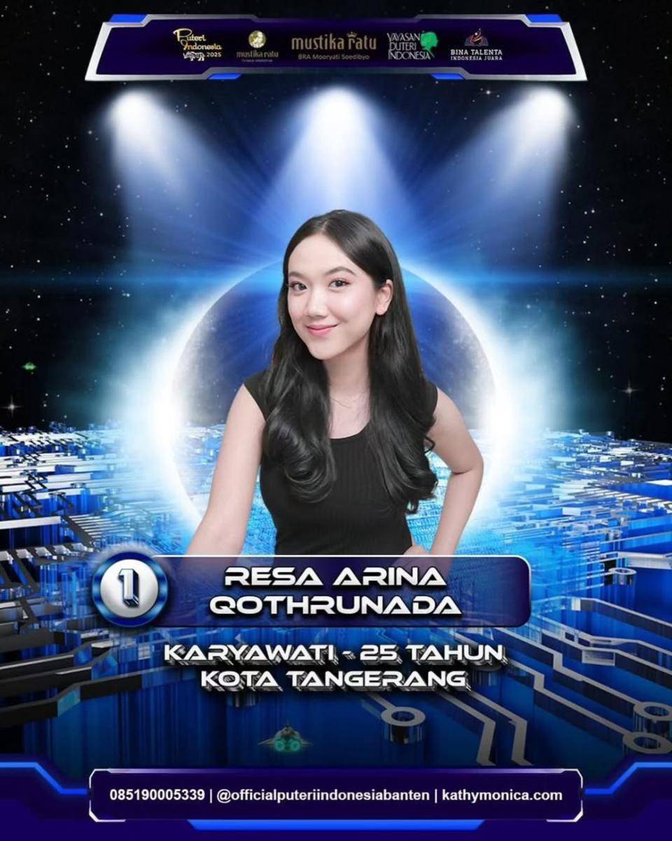Resa Arina Qothrunada, finalis Puteri Indonesia Banten 2025 (instagram.com/officialputeriindonesiabanten)