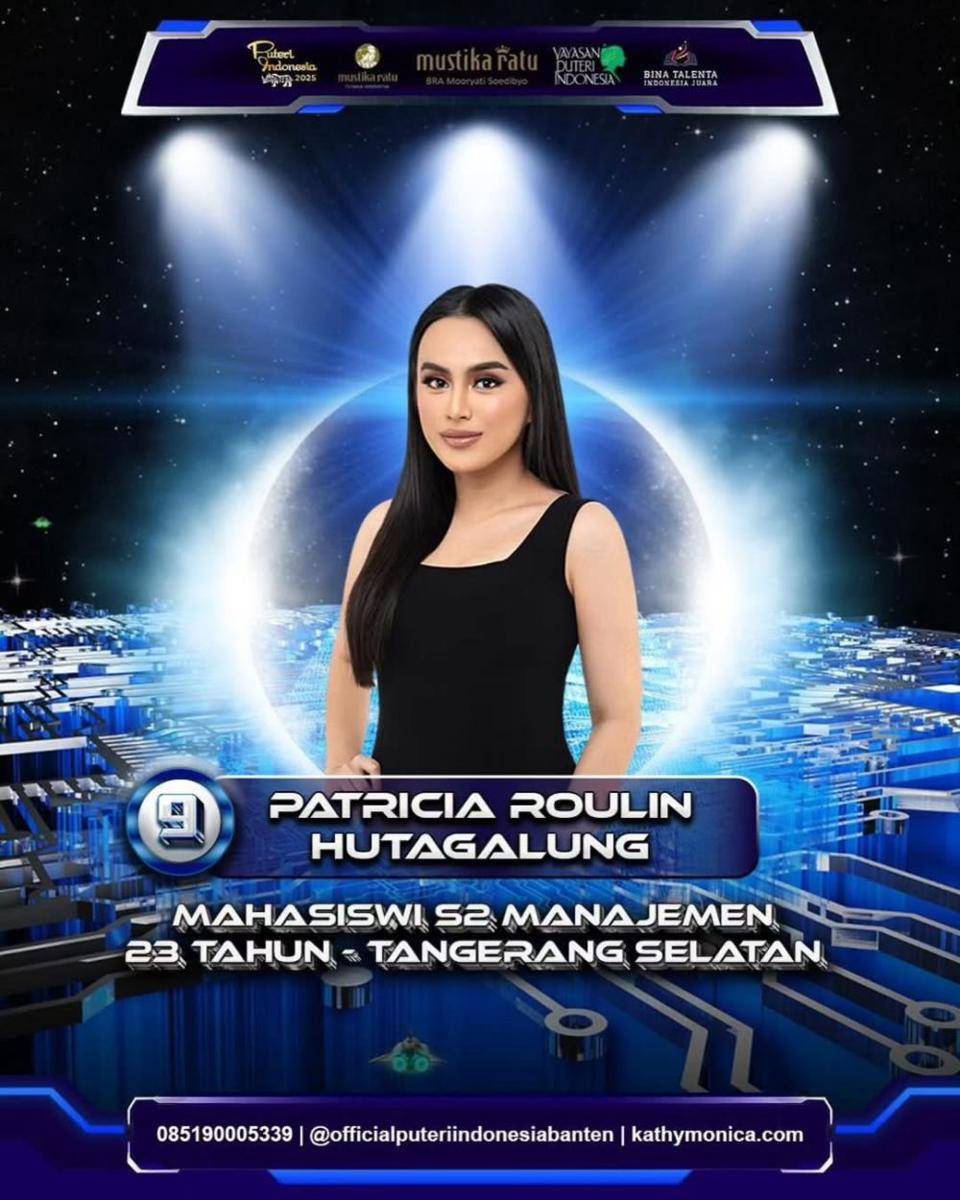 Patricia Roulin Hutagalung, Finalis Puteri Indonesia Banten 2025 (instagram.com/officialputeriindonesiabanten)