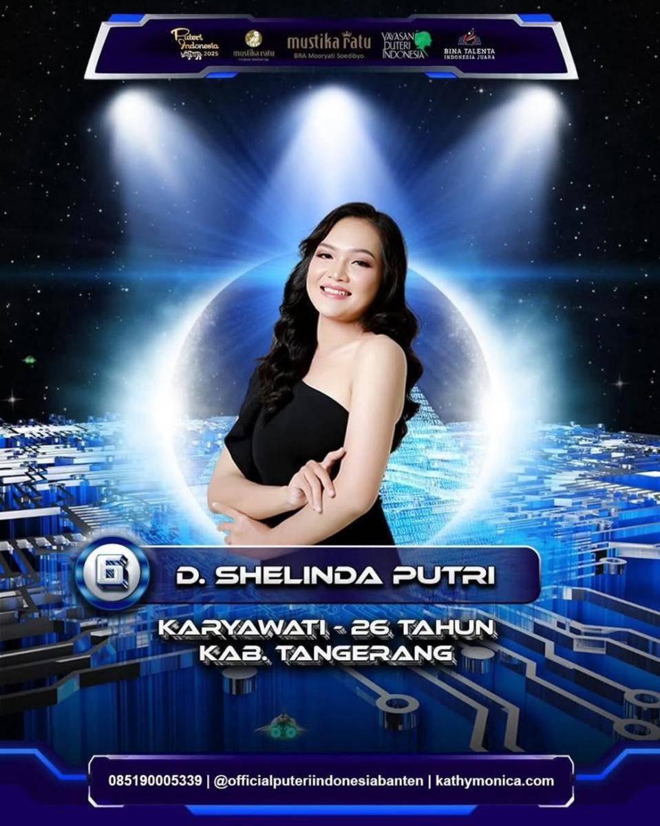 Shelinda Putri, Finalis Puteri Indonesia Banten 2025 (instagram.com/officialputeriindonesiabanten)