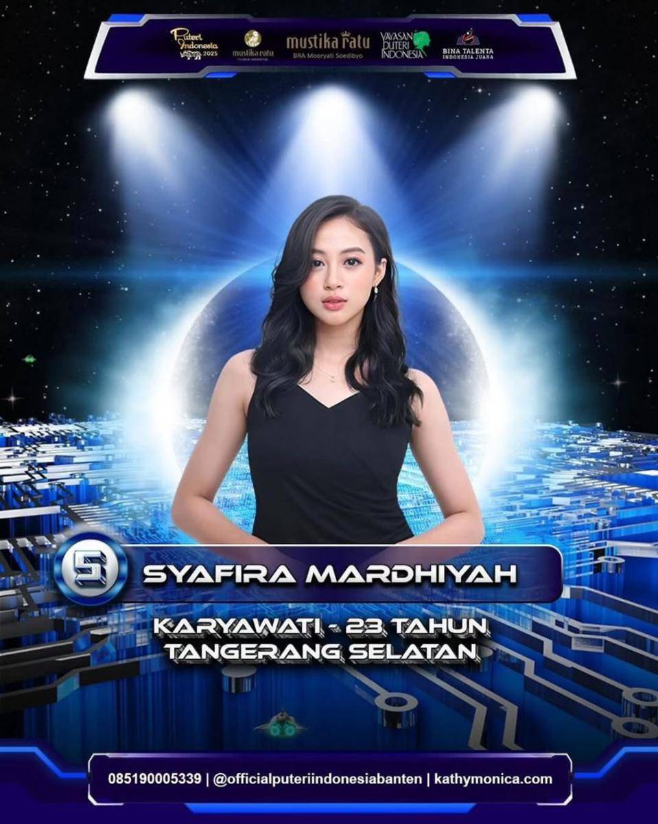 Syafira Mardhiyah, Finalis Puteri Indonesia Banten 2025 (instagram.com/officialputeriindonesiabanten)