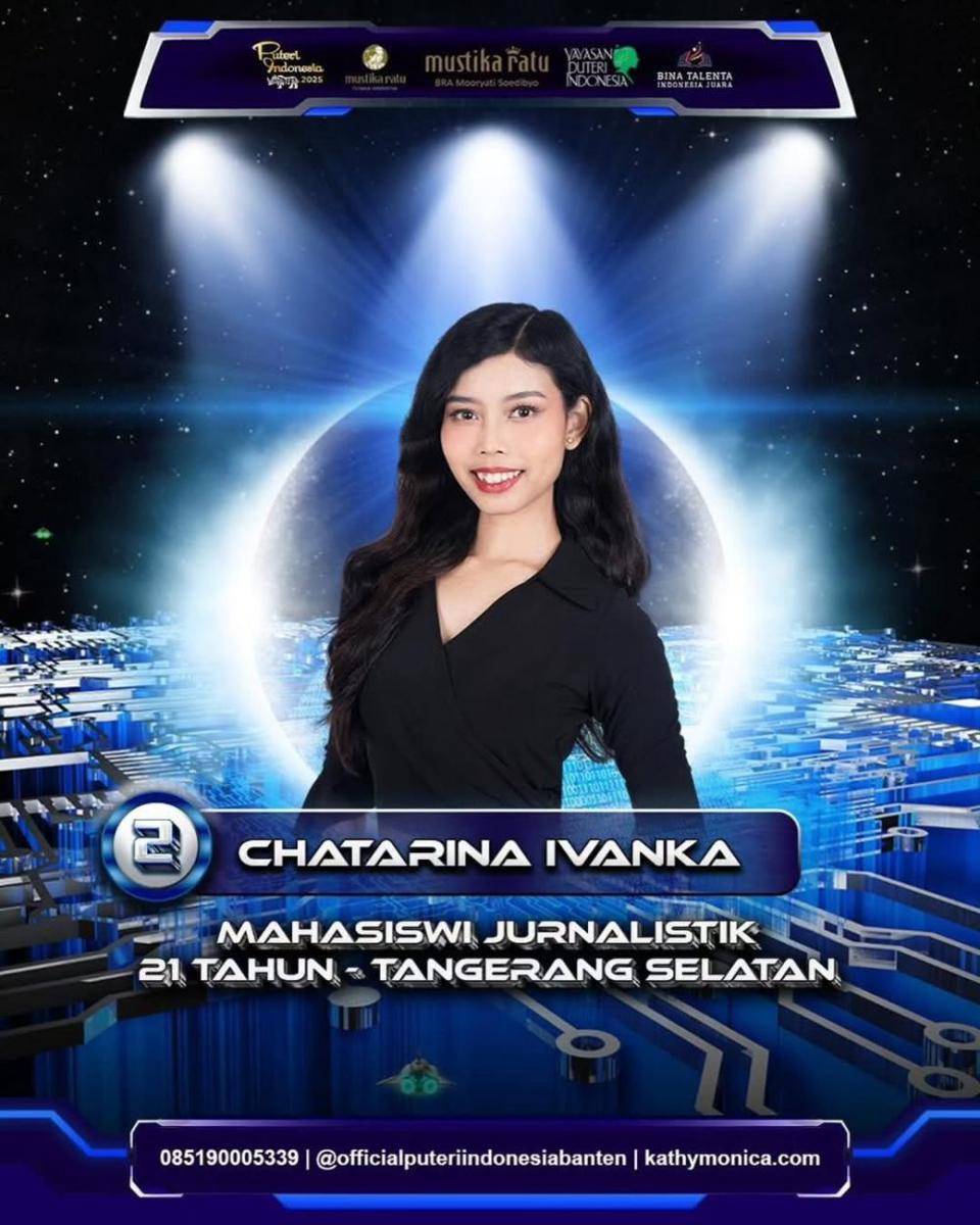 Chatarina Ivanka, finalis Puteri Indonesia Banten 2025 (instagram.com/officialputeriindonesiabanten)