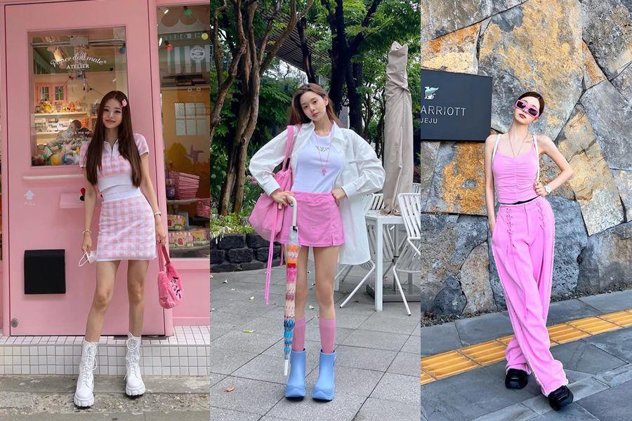 12 Outfit Pinky Girl ala Song Jia, Looks Pretty!