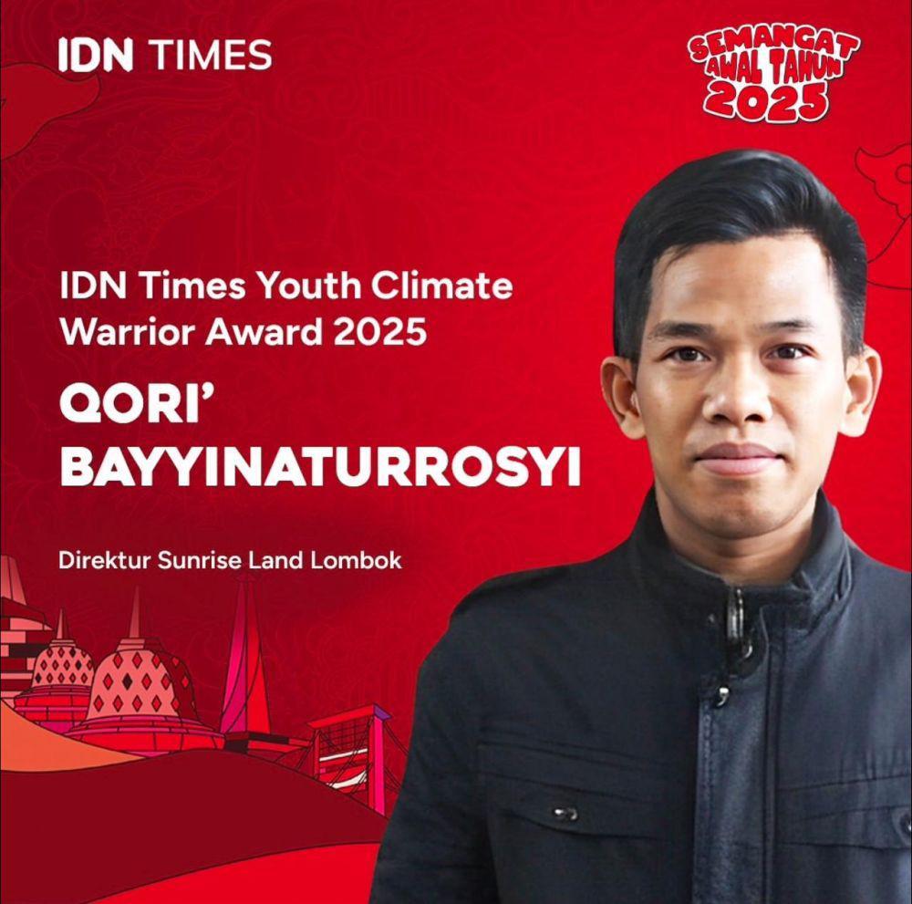 Qori' Bayyinatorrosyi Raih IDN Times Youth Climate Warrior Award 2025