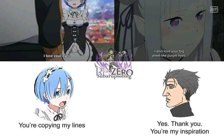 meme karakter anime rambut biru (reddit.com/user/Animu_weeb_)