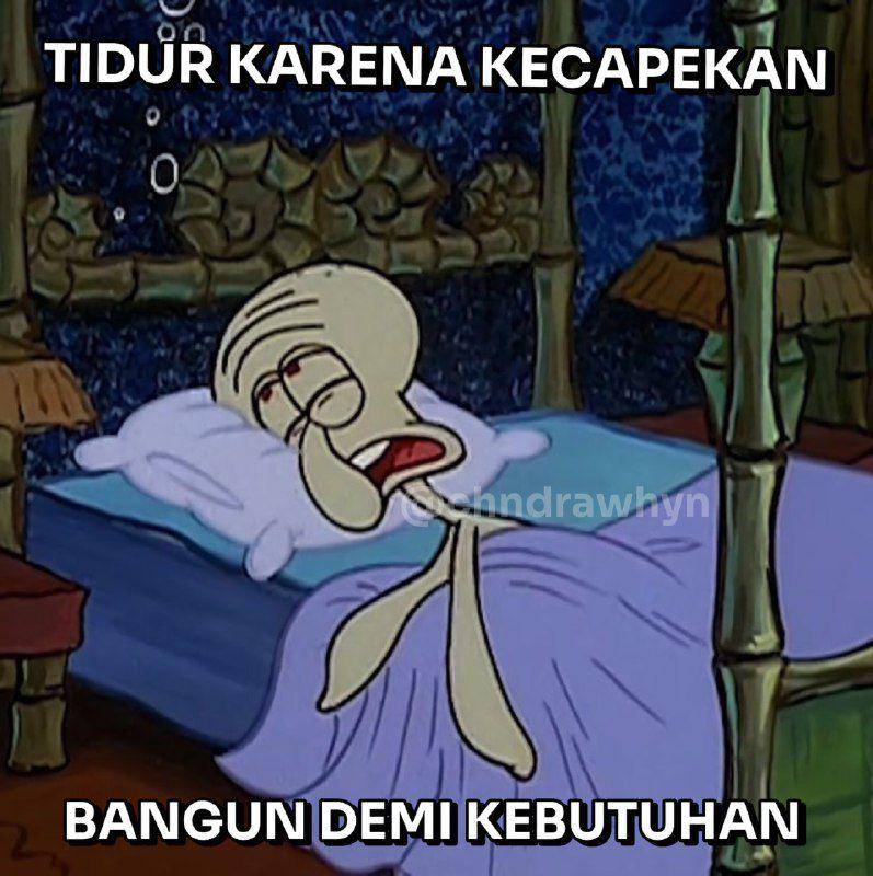 Meme kocak antara capek kerja dan butuh uang (x.com/Chndrawhyn)