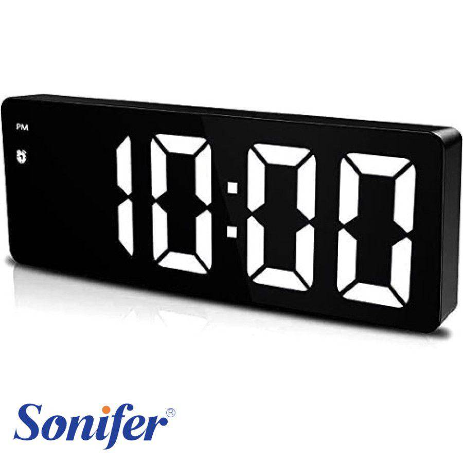 Jam Meja Digital LED Alarm dari Sonifer (tokopedia.com/Sonifer Indonesia)