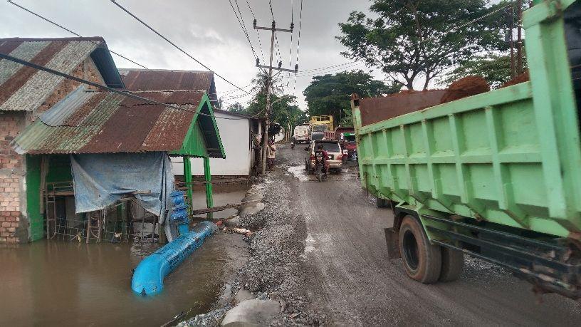 Akhir April Jalan Lettu Karim Kadir Gandus Palembang Mulai Diperbaiki