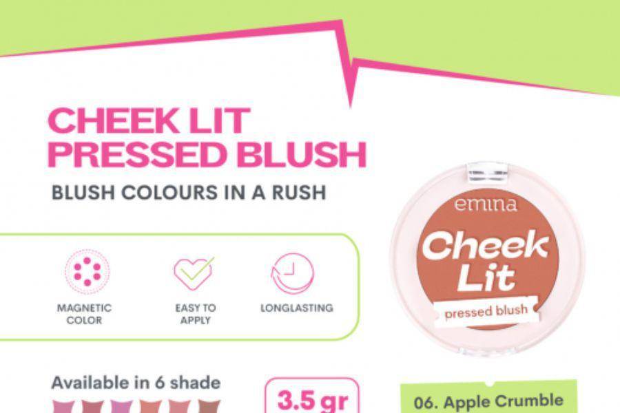 Emina Cheek Lit Pressed Blush (dok. Emina Cosmetics)