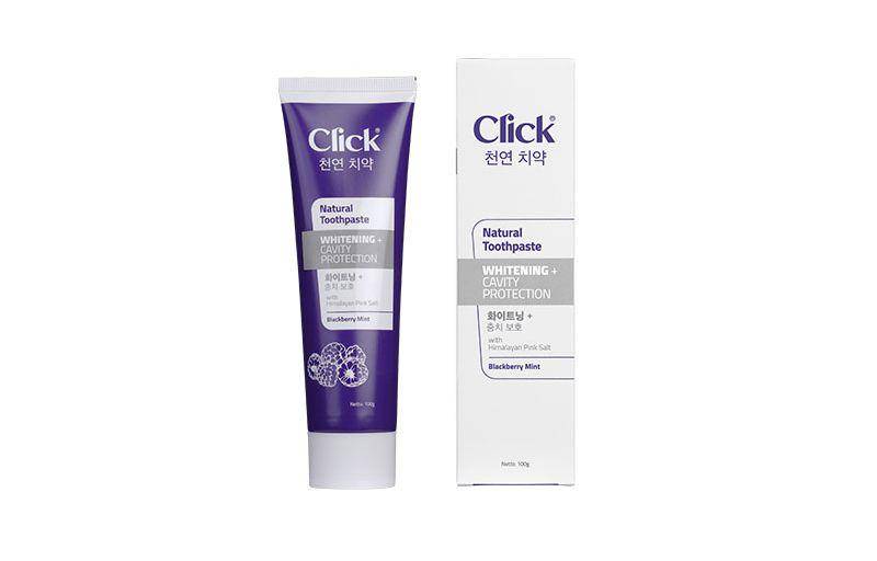 Click Natural Toothpaste Whitening + Cavity Protection (dok. Kino)