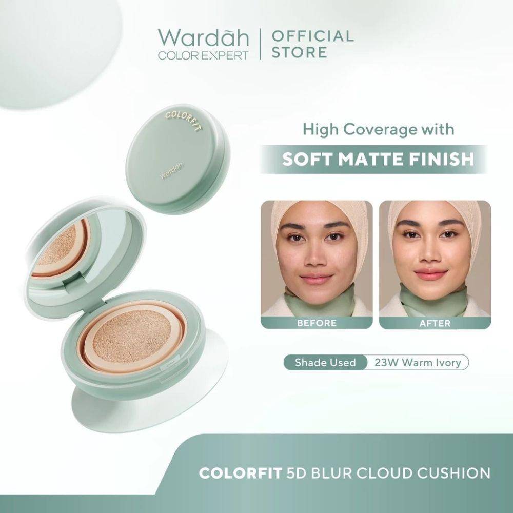 WARDAH Colorfit 5D Blur Cloud Cushion. (shopee.co.id/Wardah)