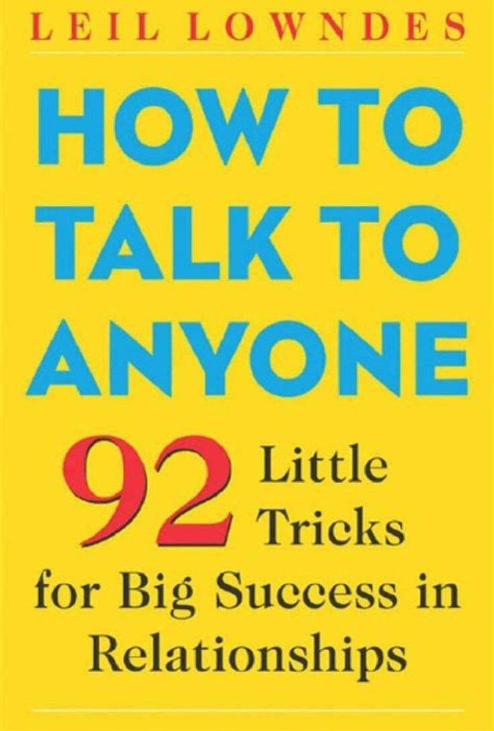 Buku How to Talk to Anyone. https://www.goodreads.com/