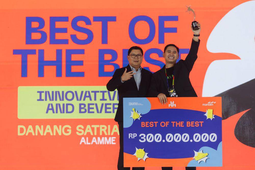Bank Mandiri kembali menunjukkan komitmennya dalam mendukung pengembangan minat wirausaha dan mendorong pertumbuhan Usaha Kecil dan Menengah (UKM) di Indonesia melalui Wirausaha Muda Mandiri (WMM) 2024. (Dok. Mandiri)