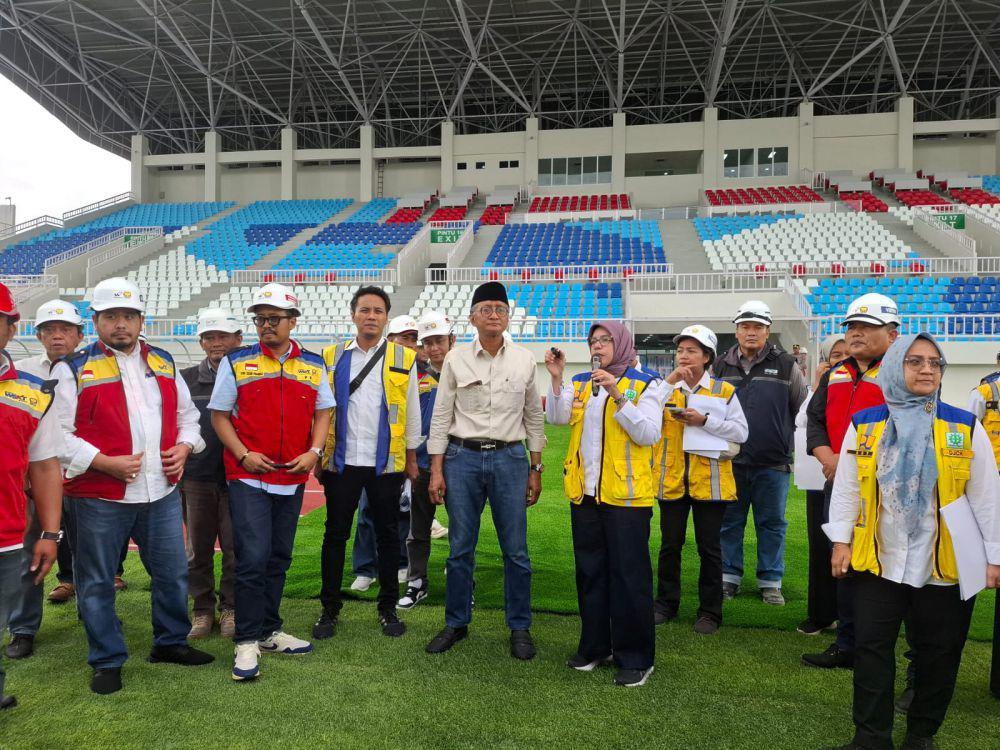 Menteri PU Tinjau Langsung Hasil Renovasi Stadion Kanjuruhan