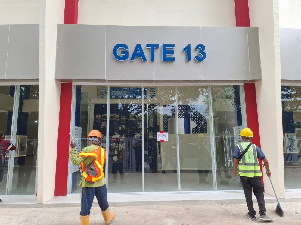 Gate 13 Stadion Kanjuruhan usai direnovasi. (IDN Times/Rizal Adhi Pratama)