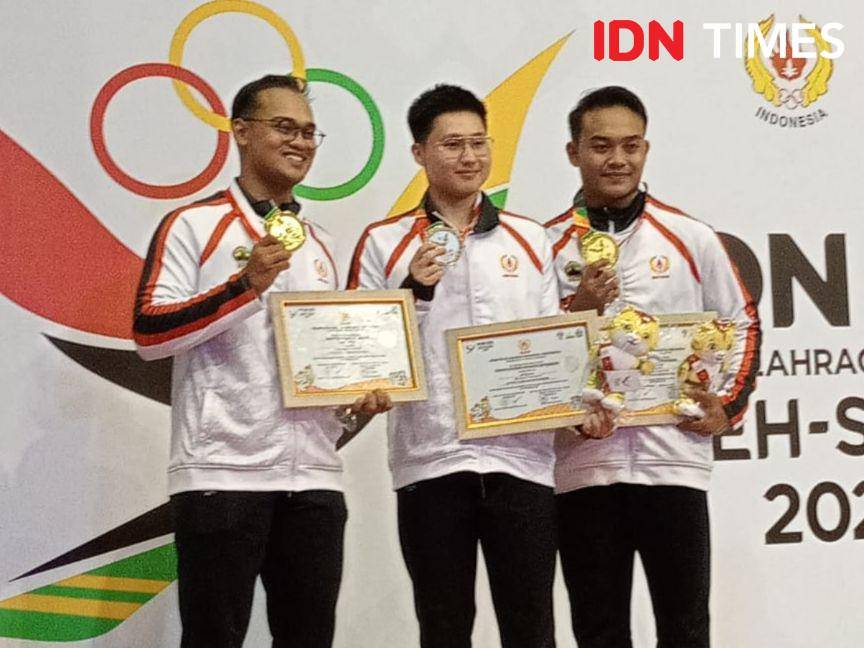 Era emas Forki Jateng dari nomor KATA beregu saat PON 2024 yang menjadi konsep program P3T untuk tetap bertahan di masa keemasan.(IDN Times/Cokie Sutrisno)
