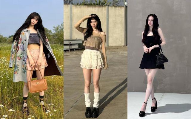 8 Inspirasi Outftit Soft Girl ala Karina Aespa, Anggun Menawan