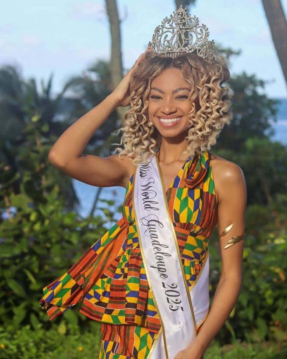 Potret Miss World Guadeloupe 2025, Noemie Milne (instagram.com/missworld)