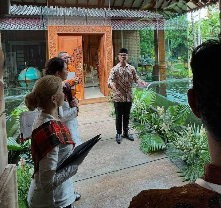 potret Daffa Wardhana kunjungi Wisma Habibie Ainun (instagram.com/daffawardhana)