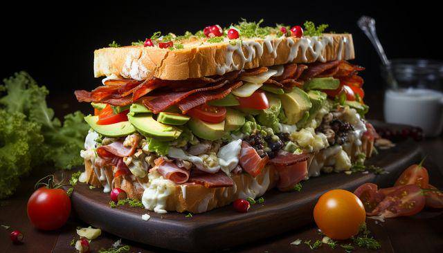 ilustrasi supercharged sandwich (vecteezy.com/grmarcstock)