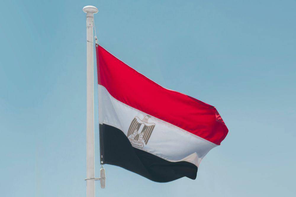 ilustrasi bendera Mesir (unsplash.com/aboodi_vm)