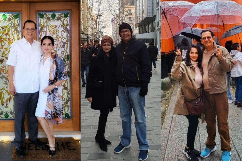9 Gaya Couple Anna Maria dan Roy Marten, Serasi Terus!