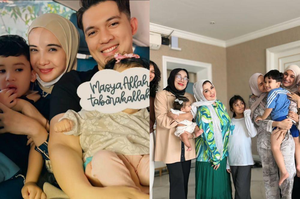 10 Potret Keluarga Zaskia Sungkar Bersama Baby Humaira, Bahagia Banget