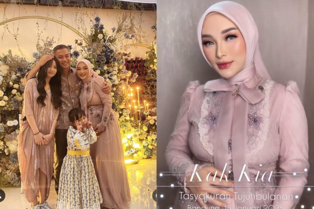 Momen Tasyakuran Tujuh Bulanan Kehamilan Ketiga Zaskia Gotik