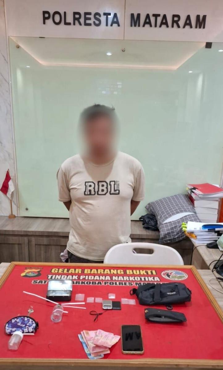Guru Honorer di Mataram Ditangkap, Nyambi Jadi Pengedar Narkoba