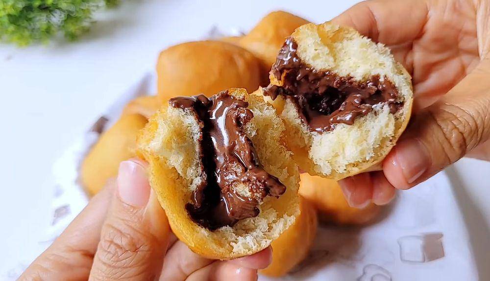 ilustrasi roti goreng isi cokelat (YouTube.com/PAP COOK)