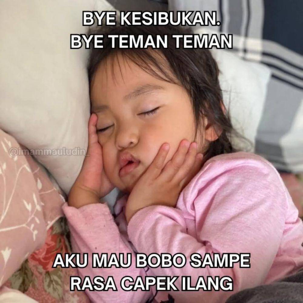 Meme tidur (instagram.com/pensilmusic_)