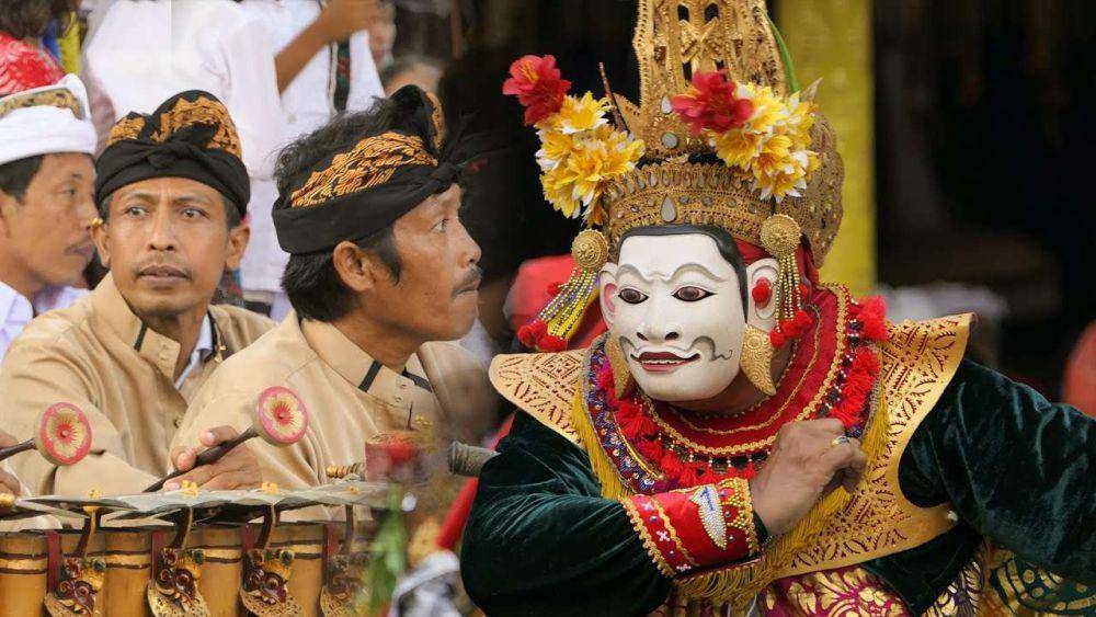 Tari wayang wong di Pura Taman Pule, Desa Mas, Ubud. (Desawisatamas.com)