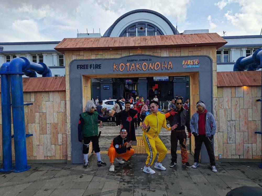 Serunya Free Fire x Naruto Shippuuden, Mejeng di Jakarta!