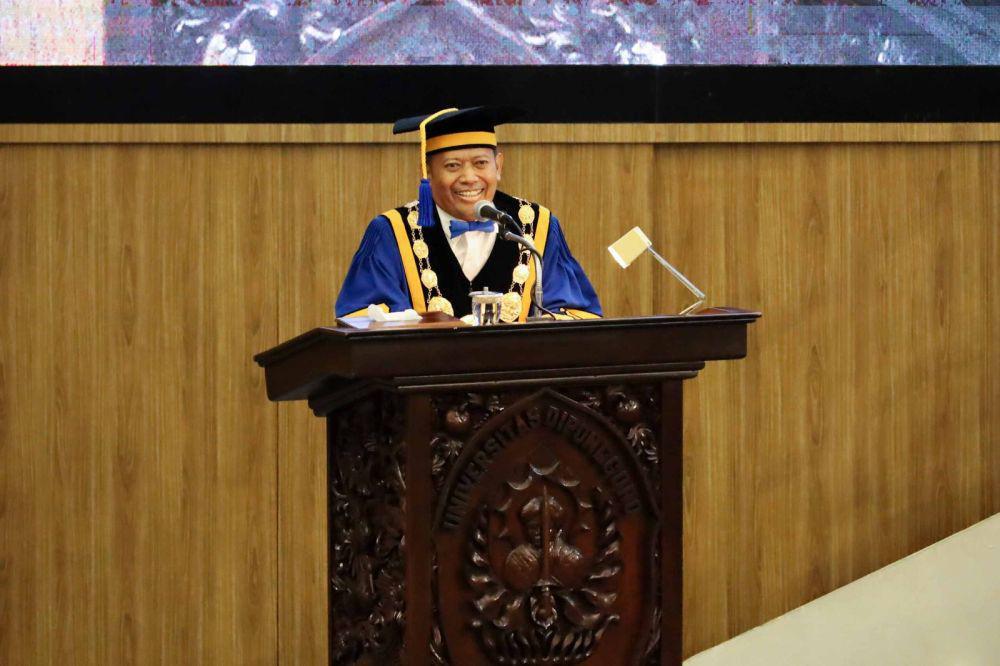 Rektor Undip, Prof Suharnomo. (dok. Undip)
