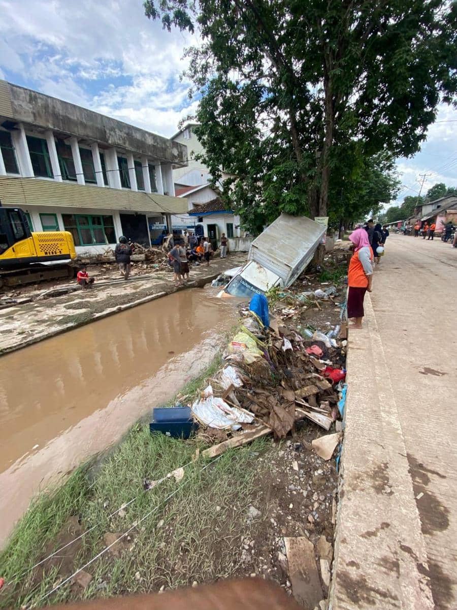Potret Banjir di Kota Bandar Lampung pada (17/1/2025) (IDNTimes/Istimewa)