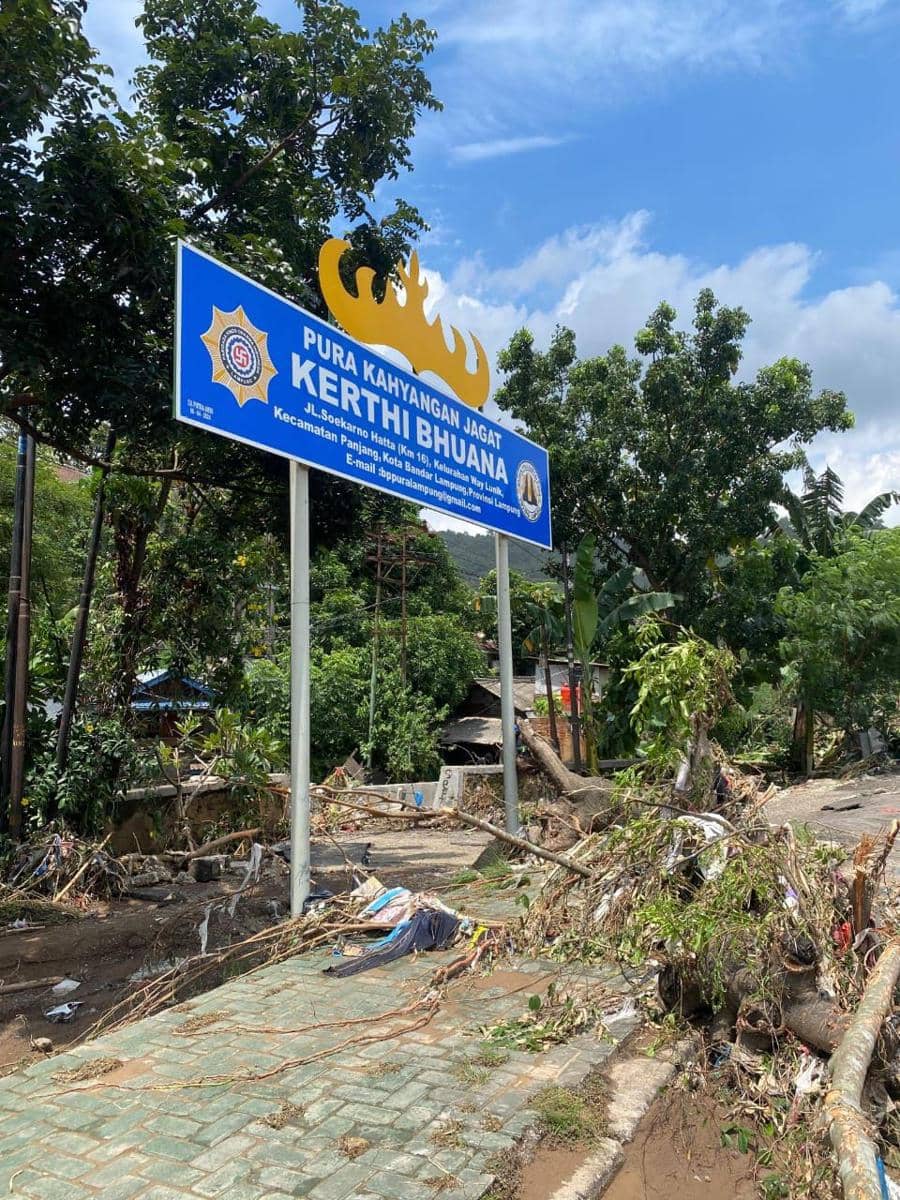 Potret Banjir di Kota Bandar Lampung pada (17/1/2025) (IDNTimes/Istimewa)