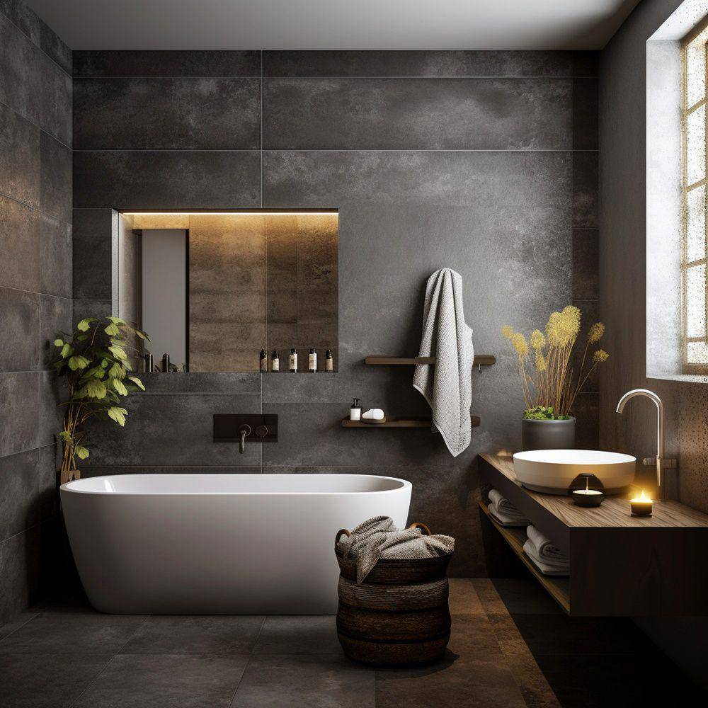 ide kamar mandi industrial (freepik.com/feepik)