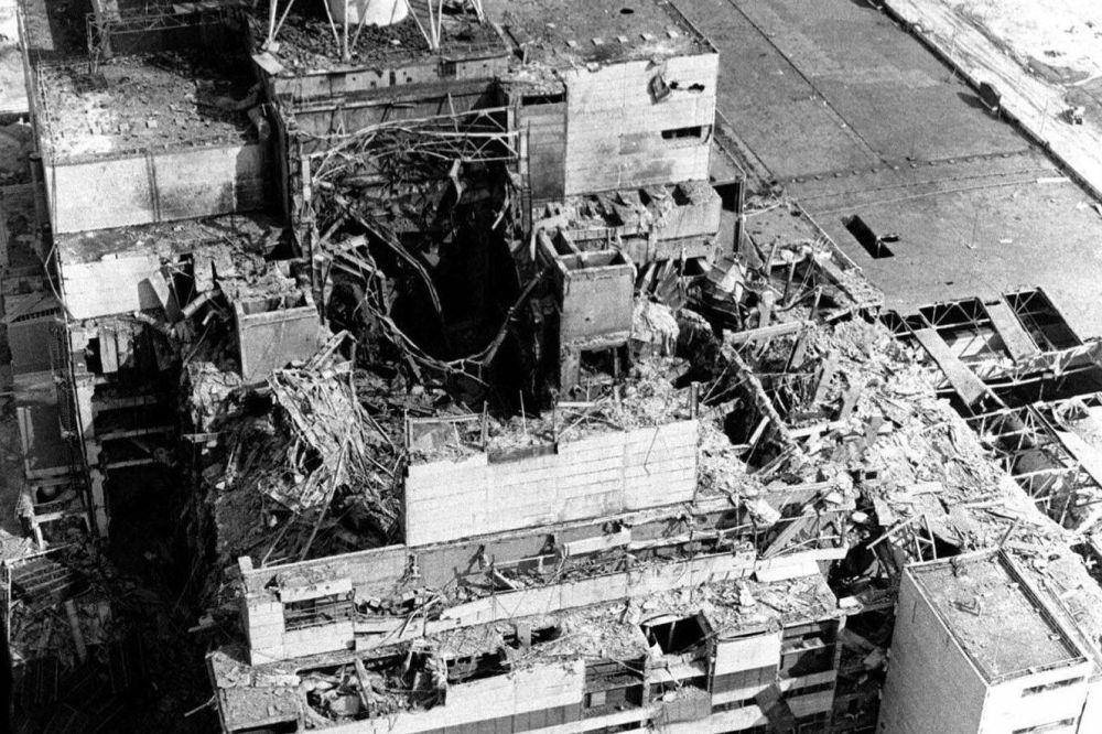 hancurnya reaktor Chernobyl, 1 dari 4 unit yang beroperasi di Ukraina pada 1986 (commons.wikimedia.org/IAEA Imagebank)