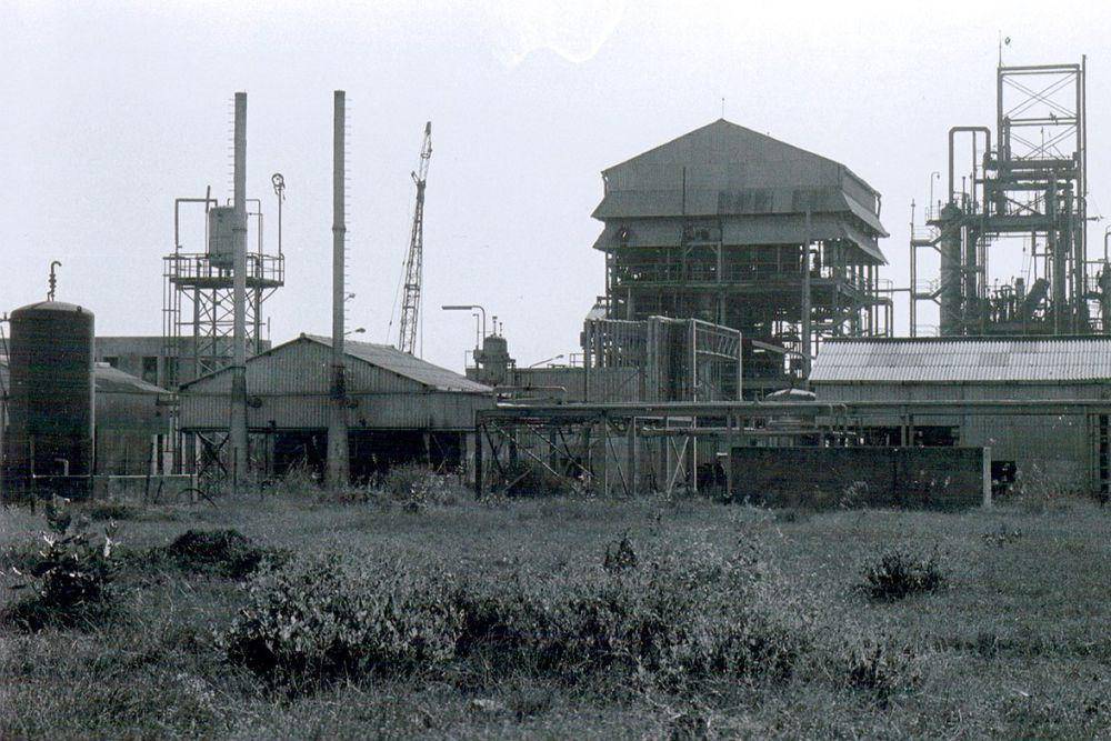 Pabrik pestisida Union Carbide di Bhopal, India, menjadi lokasi bencana industri terburuk di dunia pada 1985. (commons.wikimedia.org/Bhopal Medical Appeal, Martin Stott)