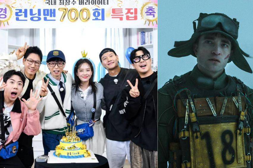 Robert Pattinson (dok. Warner Bros Pictures/Mickey 17 | dok. SBS/Running Man)