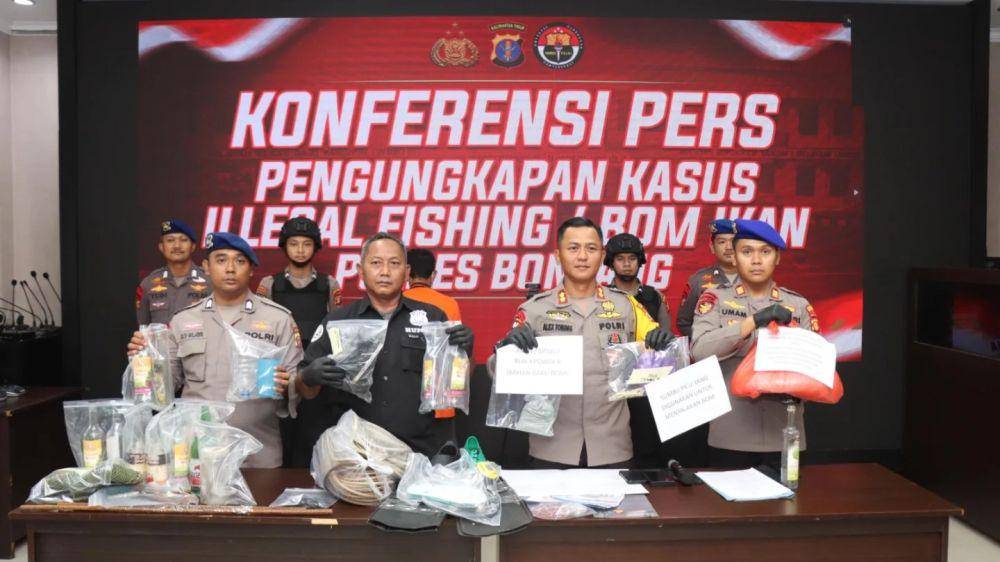 Warga Bontang Kuala Dibekuk Polisi karena Bom Ikan