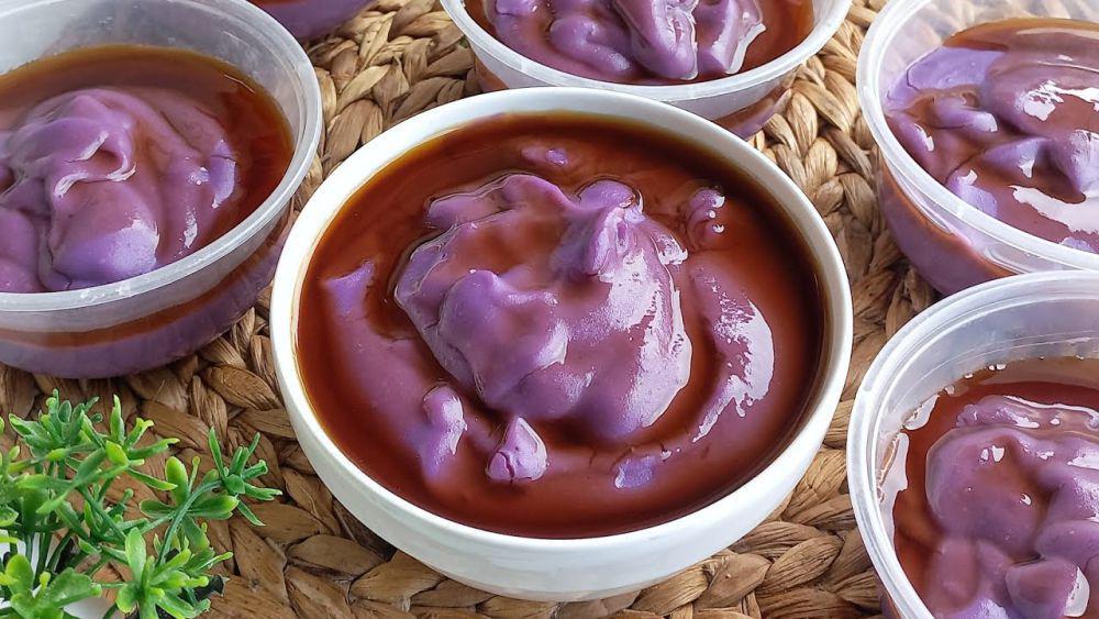 Resep Bubur Sumsum Ubi Ungu yang Lembut dengan Rasa Manis Gurih